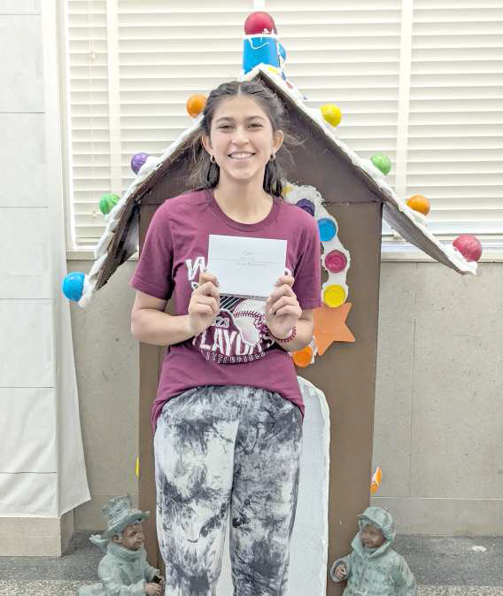 Library Gingerbread House Decorating Contest winners. (Submitted Photo)