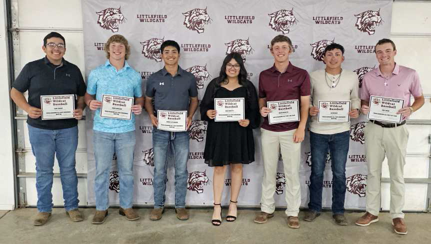 Baseball THSCA Academic All-State Honors: Sean Ybarra, Honorable Mention; Jakob Kirkland, Honorable Mention; Gabriel Villanueva, Honorable Mention; Kali Cornette, Honorable Mention; Major McNeese 2nd Team; Ian Mendez, Honorable Mention; Chip Green, 1st Team. (Staff Photo by Derek Lopez)