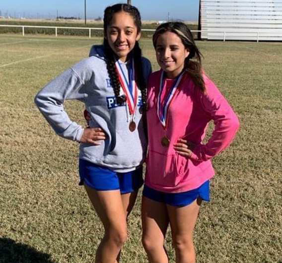 REGIONAL QUALIFIERS – Amherst junior, Dennys Reyes (left) and senior, Nancy Rubio, (right) both qualified for the 1A Regional Cross Country Meet that will be ran on Tuesday, Oct. 25th at Mae Simmons Park in Lubbock. (Submitted Photo)