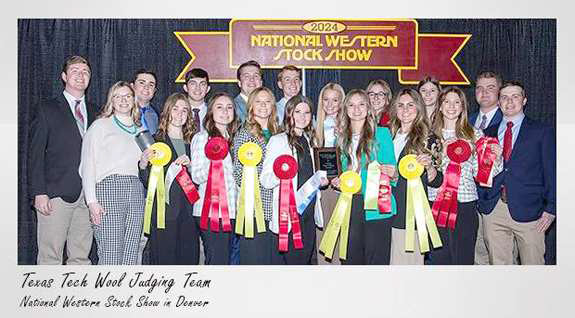 Texas Tech Wool Judging Team wins two top reserve championships
