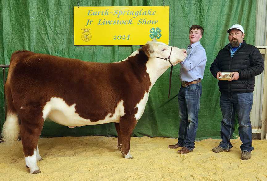 SLADE BEERWINKLE - RESERVE GRAND CHAMPION STEER