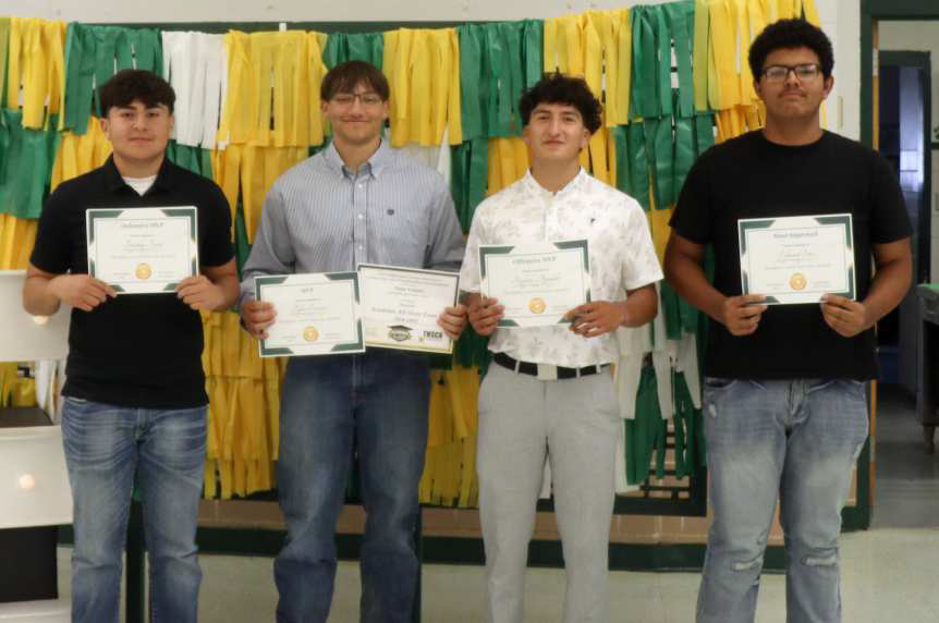 Baseball Awards: Timothy Tovar, Defensive MVP; Tyler Tanaro, MVP; Offensive MVP, Froylan Agundiz and Most Improved, Edward Soto.