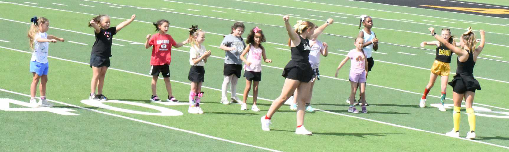 Sudan mini cheer camp kicked off Monday