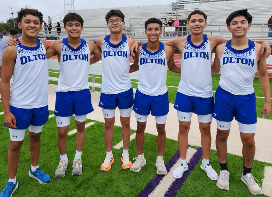 The Olton varsity cross country team competed at the Dimmitt Invitational on Saturday, August, 30th. (Shown): Casimiro Villarreal, Zachary MAgallanes, Santiago Jimenez, Sebastian Sparkman, Matias Flores and Noe Mendoza. (Submitted Photo)