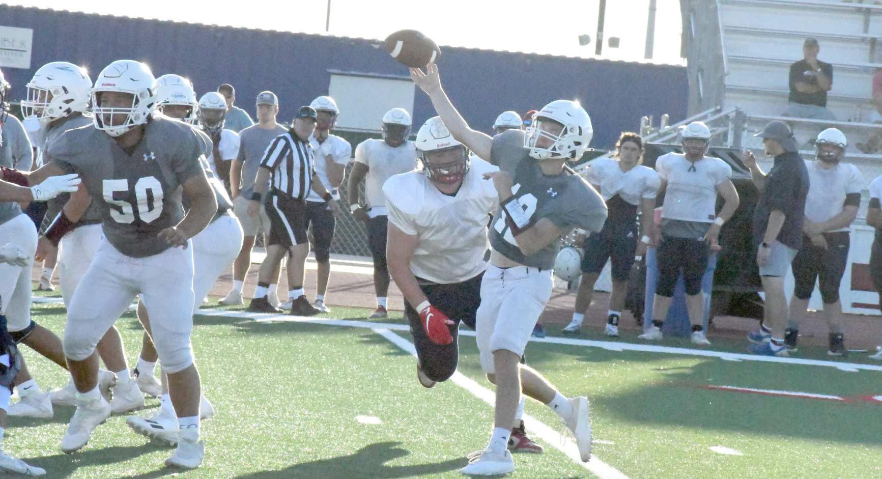 Littlefield takes on TCHS in first scrimmage of the season