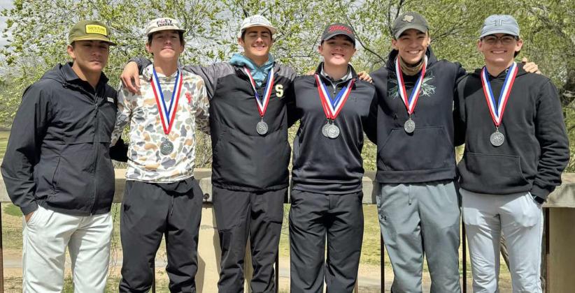 The Sudan Hornets’ varsity golf team placed second overall on Monday as a team to qualify for the 2A Regional Golf Tournament. They were led by Braxtyn Harrell, who placed second overall. (Shown L-R): Matthew Lopez, Kooper Edwards, Kincaid Boehning, Braxtyn Harrell, Chase Caswell and Zayne Humphreys. (Submitted Photo)
