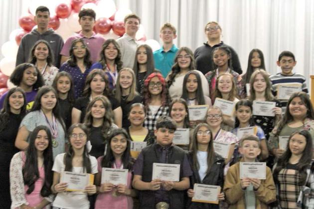2023-2024 LITTLEFIELD JUNIOR HIGHALL-REGION BAND STUDENTS.