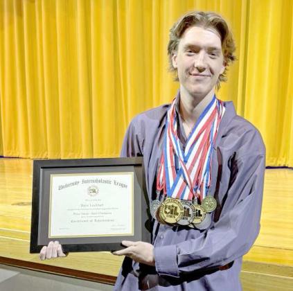 Sudan’s Drew Lockhart competed in Prose, coached by J. Robertson, where Lockhart won a State Championship this year. (Submitted Photo)