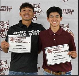 Boy’s Cross Country Award: Cesar Garcia and Noah Villanueva