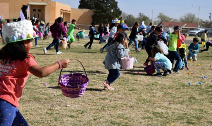 Lfd. Kindergarten egg hunt
