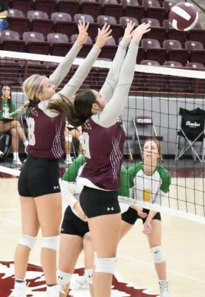 MADISON McNEESE and KYNDAL EDGEMON - Littlefield Lady Cats