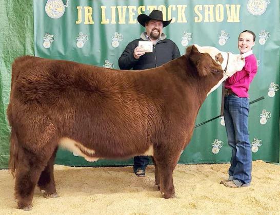 SLOANE BEERWINKLE - Grand Champion Steer