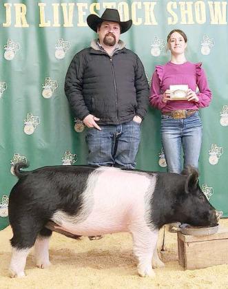 KINZE HENSON - Grand Champion Barrow
