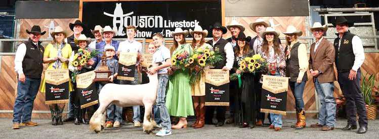 Olton Junior High 6th Grader, Graham Newsom, took home Reserve Grand Champion Lamb at the 2025 Houston Livestock Show and Rodeo. (Submitted Photo)