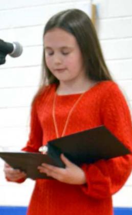 Webb Elementary Oral Readers at Banquet