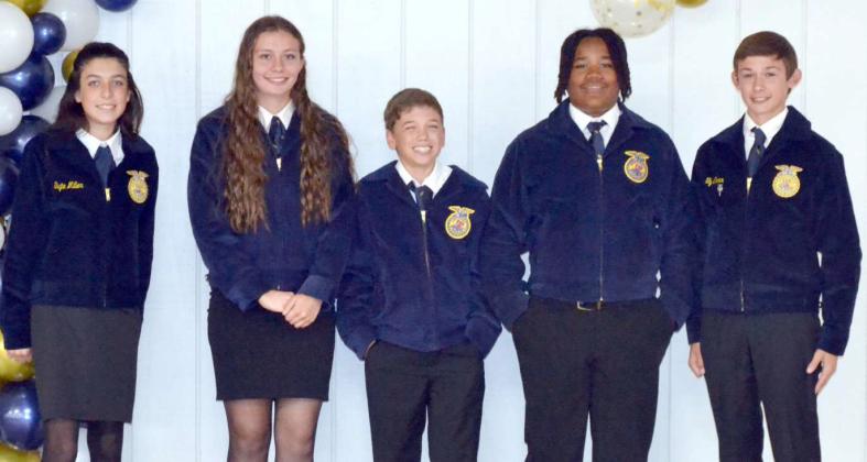 Livestock- Tayte Miller, Maggie McNeese, Jesus Mata, CJ Weaver and Ty Carr.