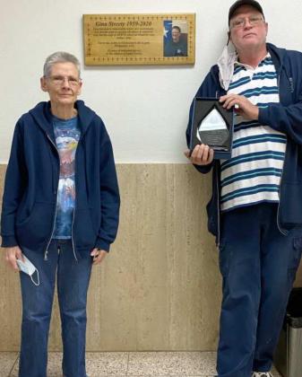 Gina Streety honored in Courthouse