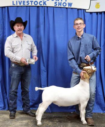 GRANT MULLER of Littlefield - Reserve Grand Champion Goat