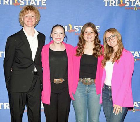 This team placed second in Consumer Decision Making: Jaden Burt, Claire Lostroh (5th individually), Garicyn Bigham (4th individually) and Bonnie Reese. (Submitted Photo)