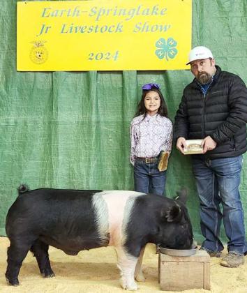 ADALYNN OLIVAS - GRAND CHAMPION BARROW