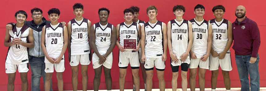 The Littlefield Wildcat JV Maroon Basketball team competed at the Denver City Basketball Tournament last weekend, where they took second place falling in the championship game on Saturday. (Submitted Photo)