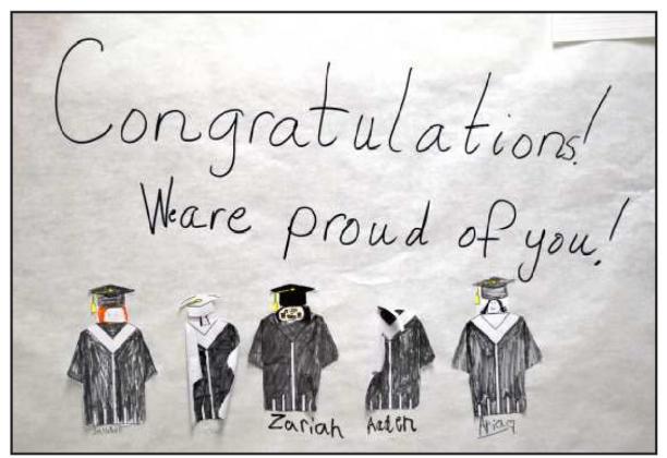 This poster was created by primary students
