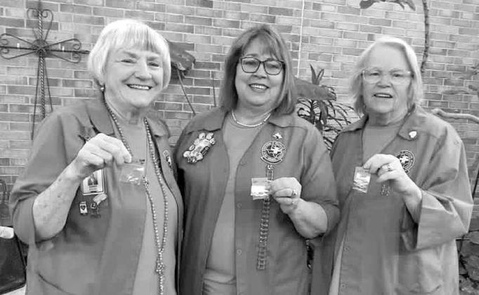 Lamb Healthcare Auxiliary members were recognized for 300 hours for 20252026.(Shown L-R): Dianna Parker, Lori Durham and Doris Howell. (Submitted Photo)
