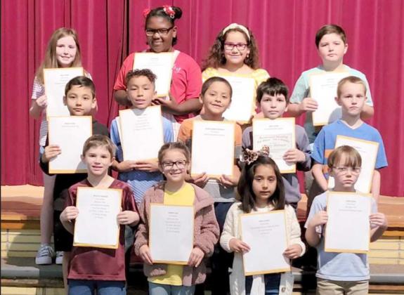 Littlefield Elementary: Third Grade Awards