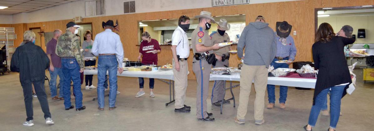 County employees honored with Thanksgiving meal