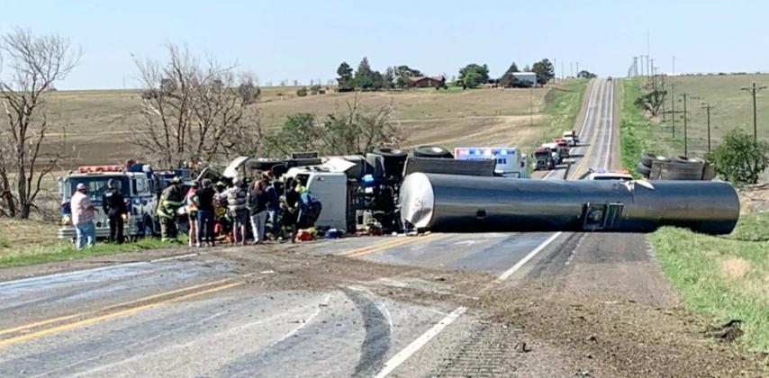 WRECK ON HIGHWAY 385