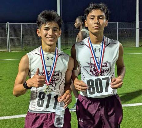 The Littlefield Boy’s Cross Country team competed at the West Texas A&amp;M Twilight Meet on Thursday night, with Noah Villanueva placing third overall and Thomas Jasso finishing in the top 10 of the varsity boys race. (Submitted Photo)