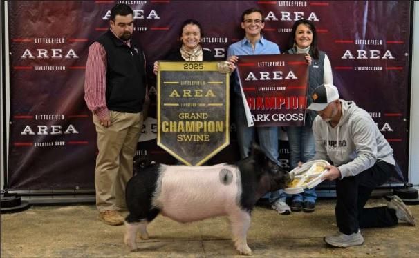 Littlefield Area Junior Livestock Show Grand Champions