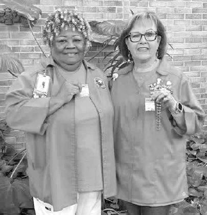 Lamb Healthcare Auxiliary members were recognized for 200 hours for 2025-2026.(Shown LR): Barbara Colbert and Janet Conkin. (Submitted Photo)