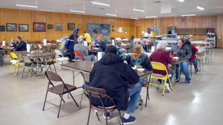 Senior Citizens enjoy lunch and fellowship on Weds.