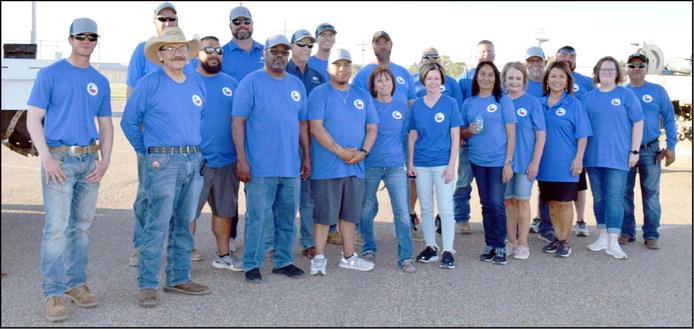 Employees of Lamb County Electric gather to close out another successful Annual Meeting at the Littlefield Wildcat Stadium on Tuesday, September 19, 2023. (Photo by Ann Reagan)