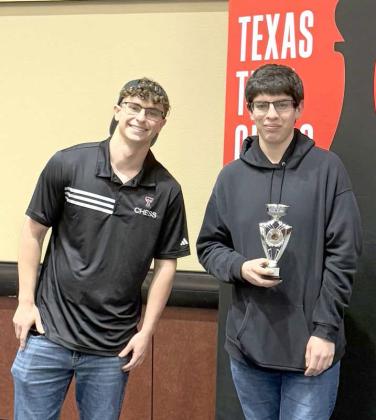 EVAN NAJERA wins third place at the Check With Tech chess tournament on April 26, 2025. (Submitted Photo)