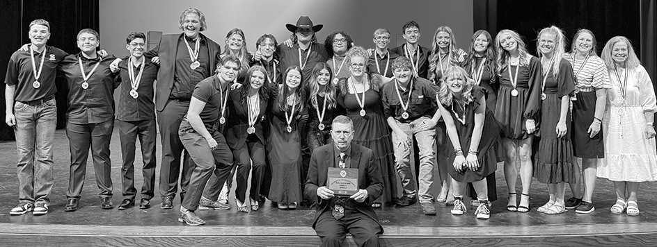 The Sudan High School One-Act Play wins fourth place at the state competition. (Submitted Photos)