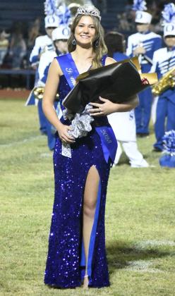 2023 OLTON HOMECOMING QUEENAND KING - Olton played their homecoming game on Friday, defeating Vega, 52-21. Earlier in the day their Homecoming King was crowned at the pep rally, as Eddie Ramirez was crowned the king. During halftime of the football game, Payge Davina was named Homecoming Queen. (Submitted Photo/Staff Photo by Derek Lopez)