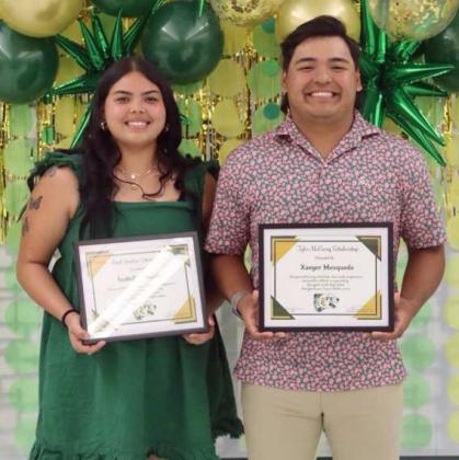 Earl Jordan Scholarship - Isabella Gonzalez and Tyler McCurry Scholarship - Xavyer Mosqueda