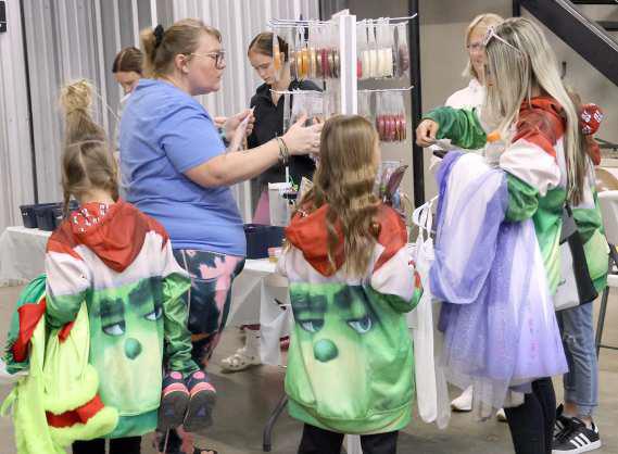 These youngsters dressed as Whoville children at the Toy Drive held at Zeke’s Event Center on Sunday, December 3, 2023. (Photo by Ann Reagan)