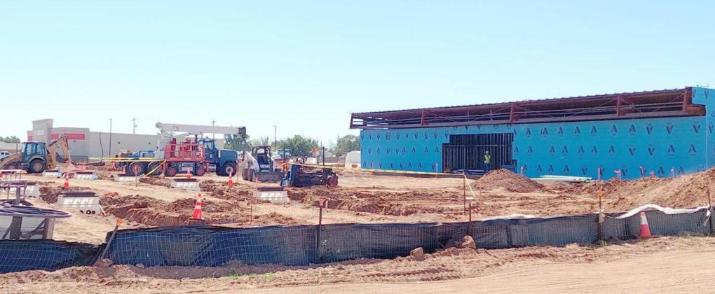 UNDER CONSTRUCTION – A new Allsups convenience store is going up on Hwy. 84 in Sudan, according to Sudan City Hall. (Staff Photo by Grata Reber)