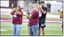 The Marchin’ Cats Band performed during Meet the Wildcats last Thursday at Wildcat Stadium. (Staff Photo by Derek Lopez)