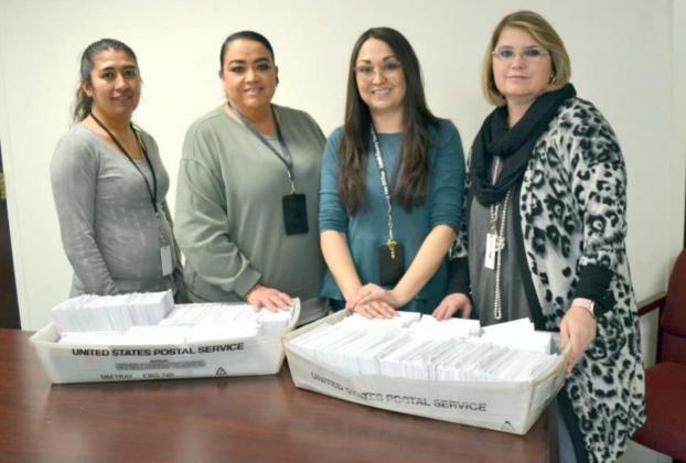 VOTER REGISTRATION CARDS NOW IN MAIL