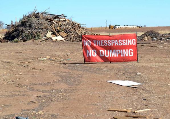 NO DUMPING ALLOWED
