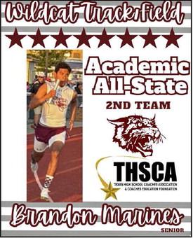 Littlefield Track and Field Academic All-State honors