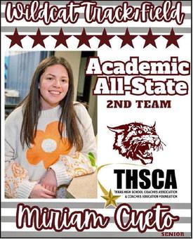 Littlefield Track and Field Academic All-State honors