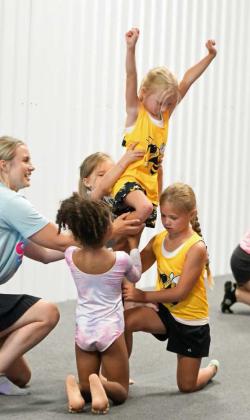 Spirit Tumbling, dance and cheer camp wrapped up Friday with show