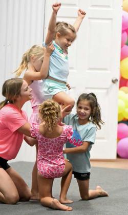 Spirit Tumbling, dance and cheer camp wrapped up Friday with show