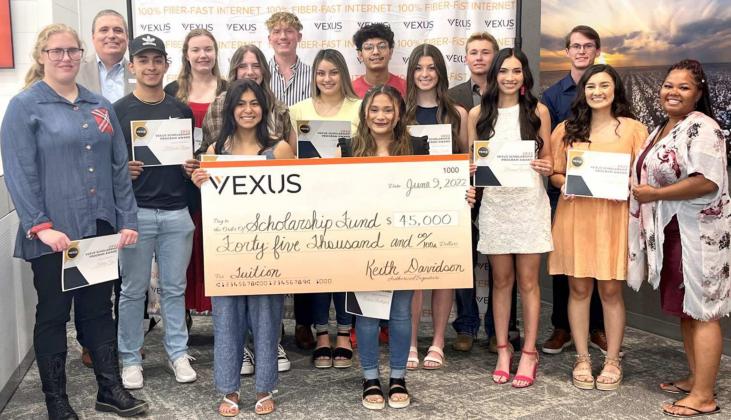 VEXUS FIBER RURAL HIGH SCHOOL GRADUATE TUITION SCHOLARSHIP WINNERS (Submitted Photo)