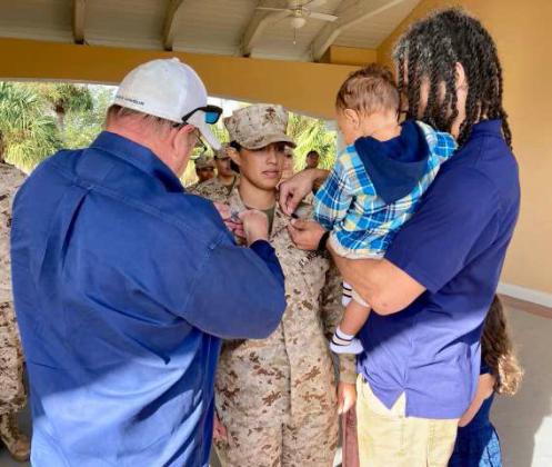 Victoria Royal promoted to Staff Sergeant in USMC